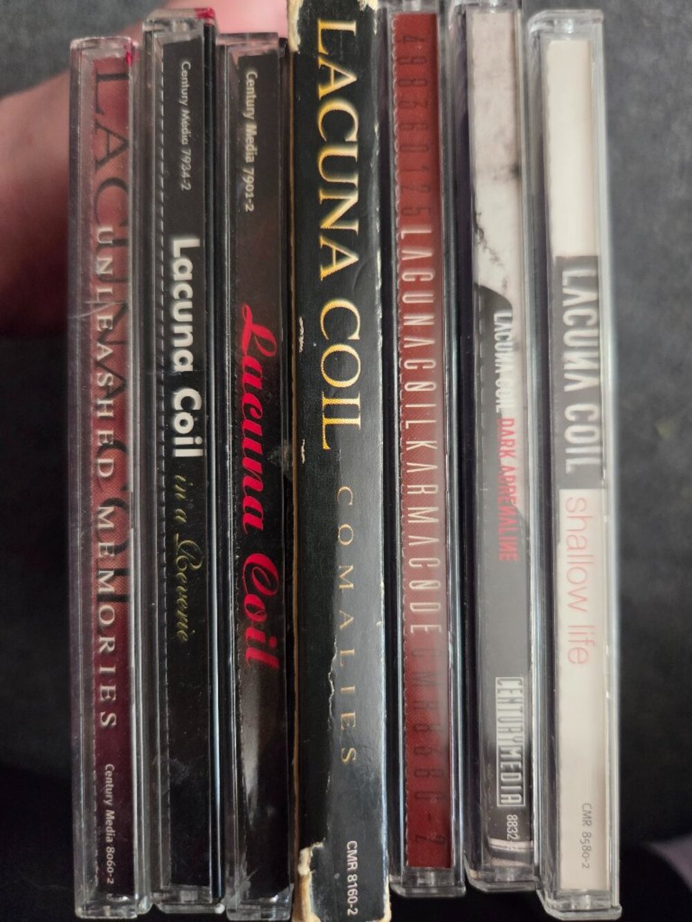 Bundle of Lacuna Coil CDs